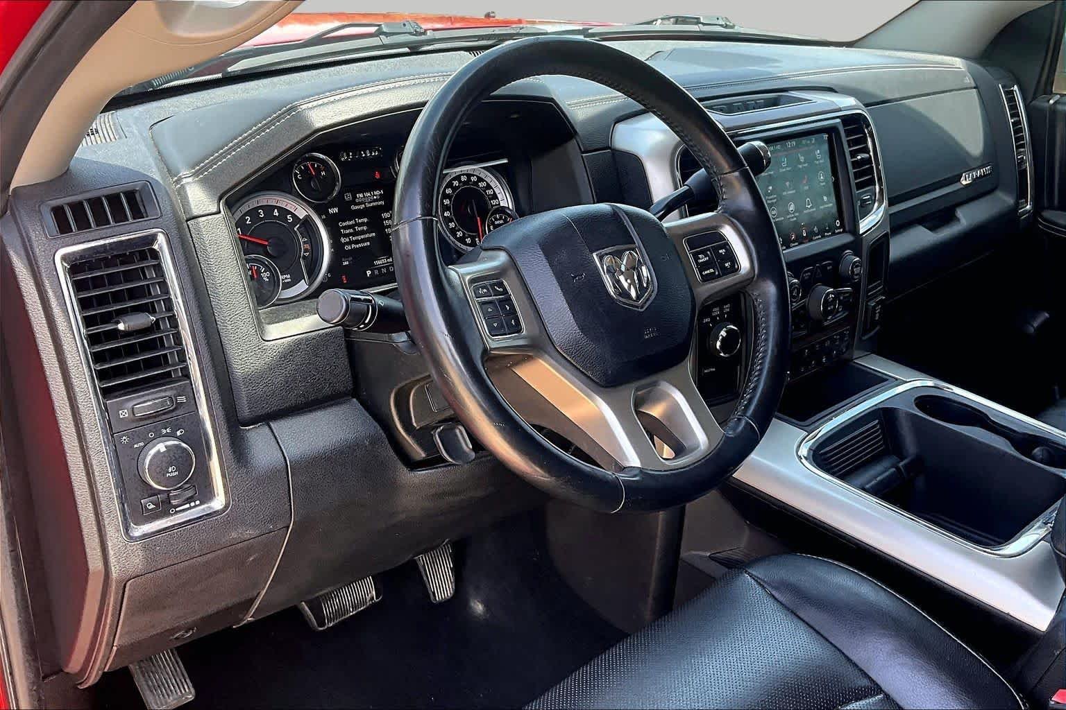 Used 2018 Flame Red Clearcoat Ram Laramie image 18