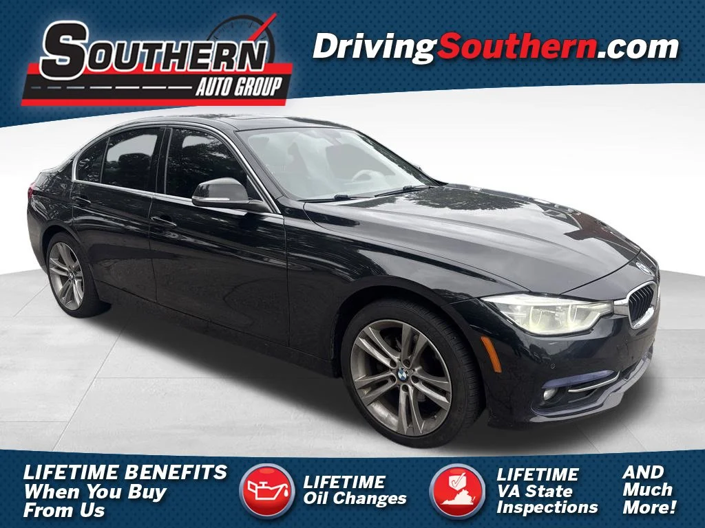 Used 2017 Black BMW 330i xDrive image 1