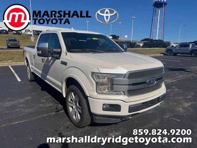Used 2019 White Platinum Clearcoat Metallic Ford Platinum image 1
