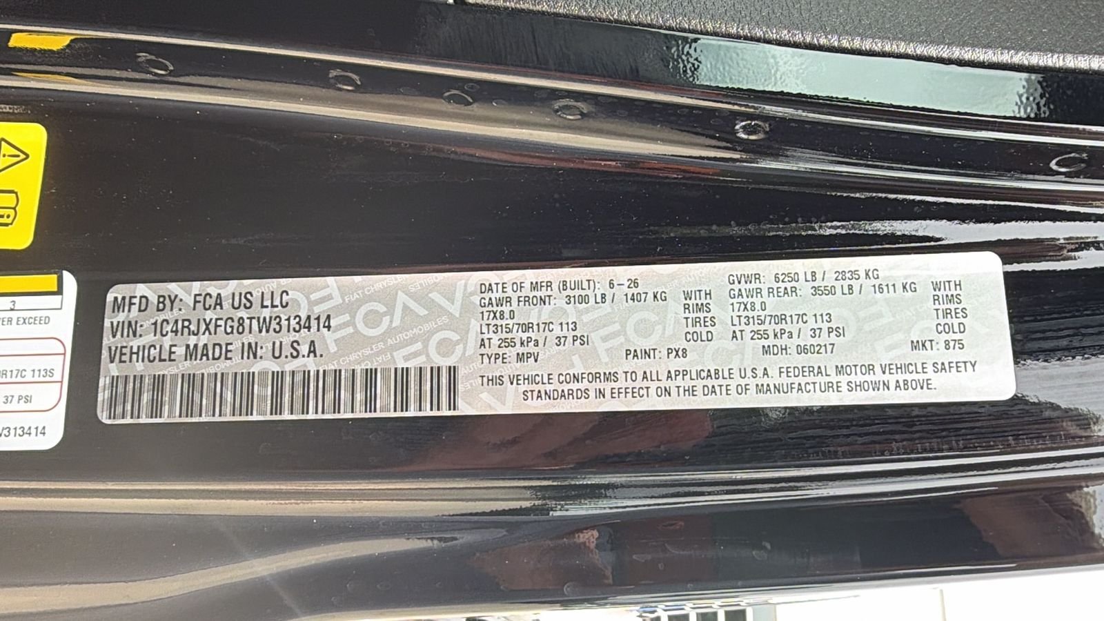 New 2026 Black Clearcoat Jeep Rubicon image 33