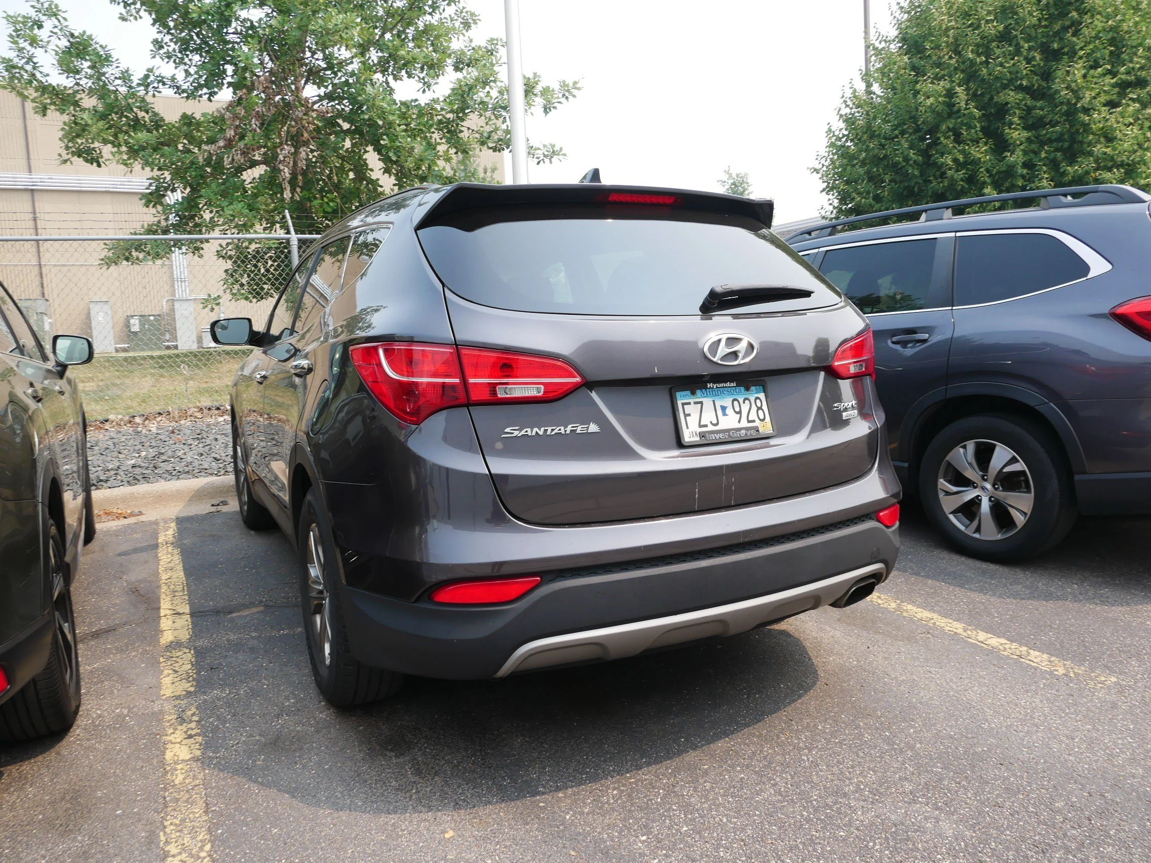 Used 2015 Platinum Graphite Hyundai AWD 2.4 image 4