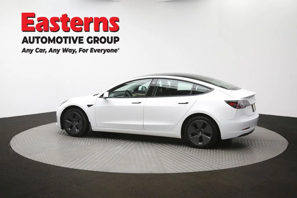 Used 2021 White Tesla Standard Range Plus image 56