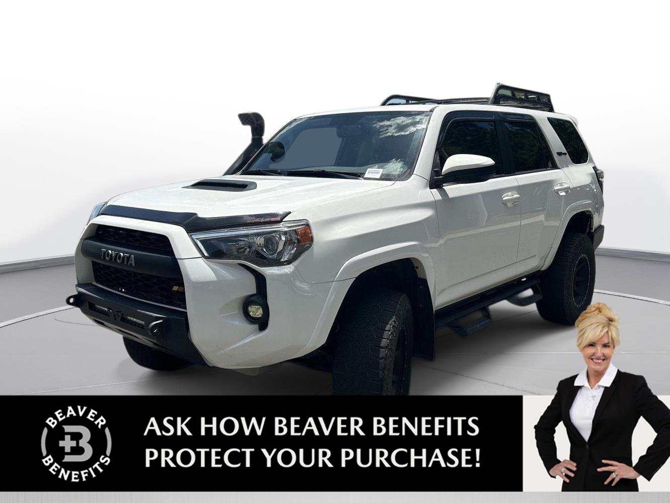 Used 2019 Super White Toyota TRD Pro image 1