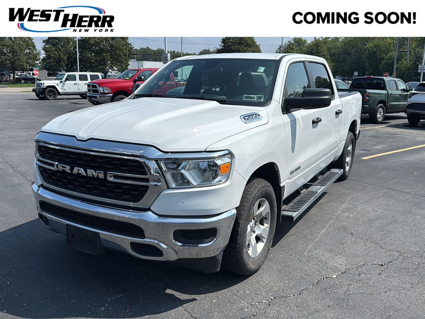 Used 2024 Bright White Clearcoat Ram Big Horn image 1