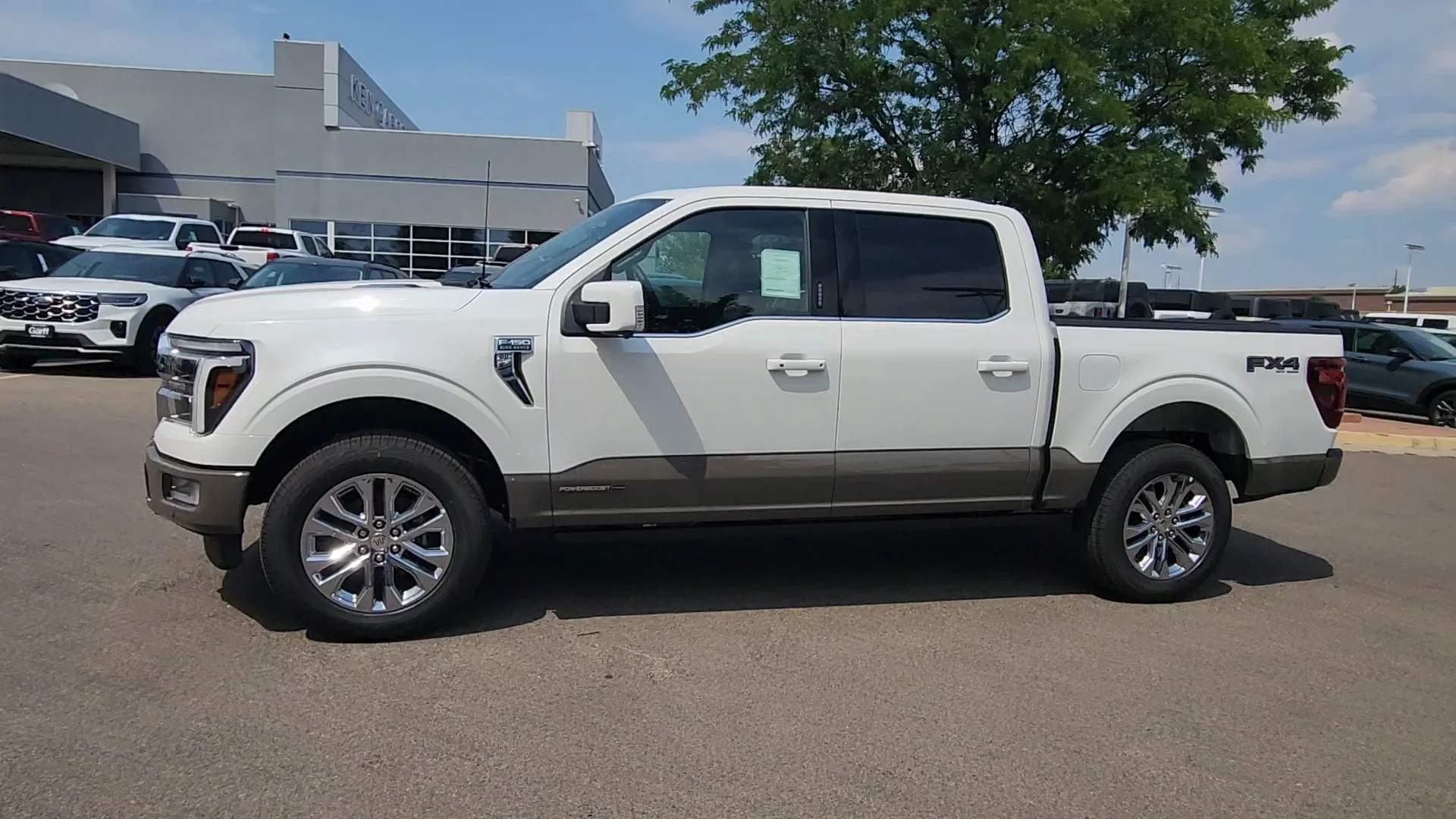 New 2026 Star White Metallic Tri-Coat Ford King Ranch image 3
