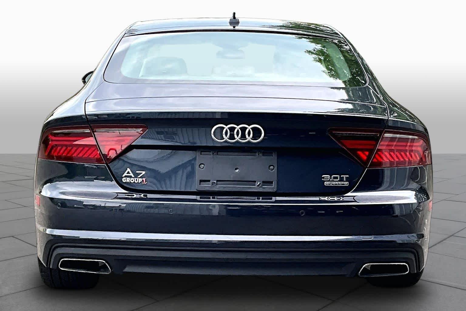 Used 2018 Moonlight Blue Metallic Audi Premium Plus image 5