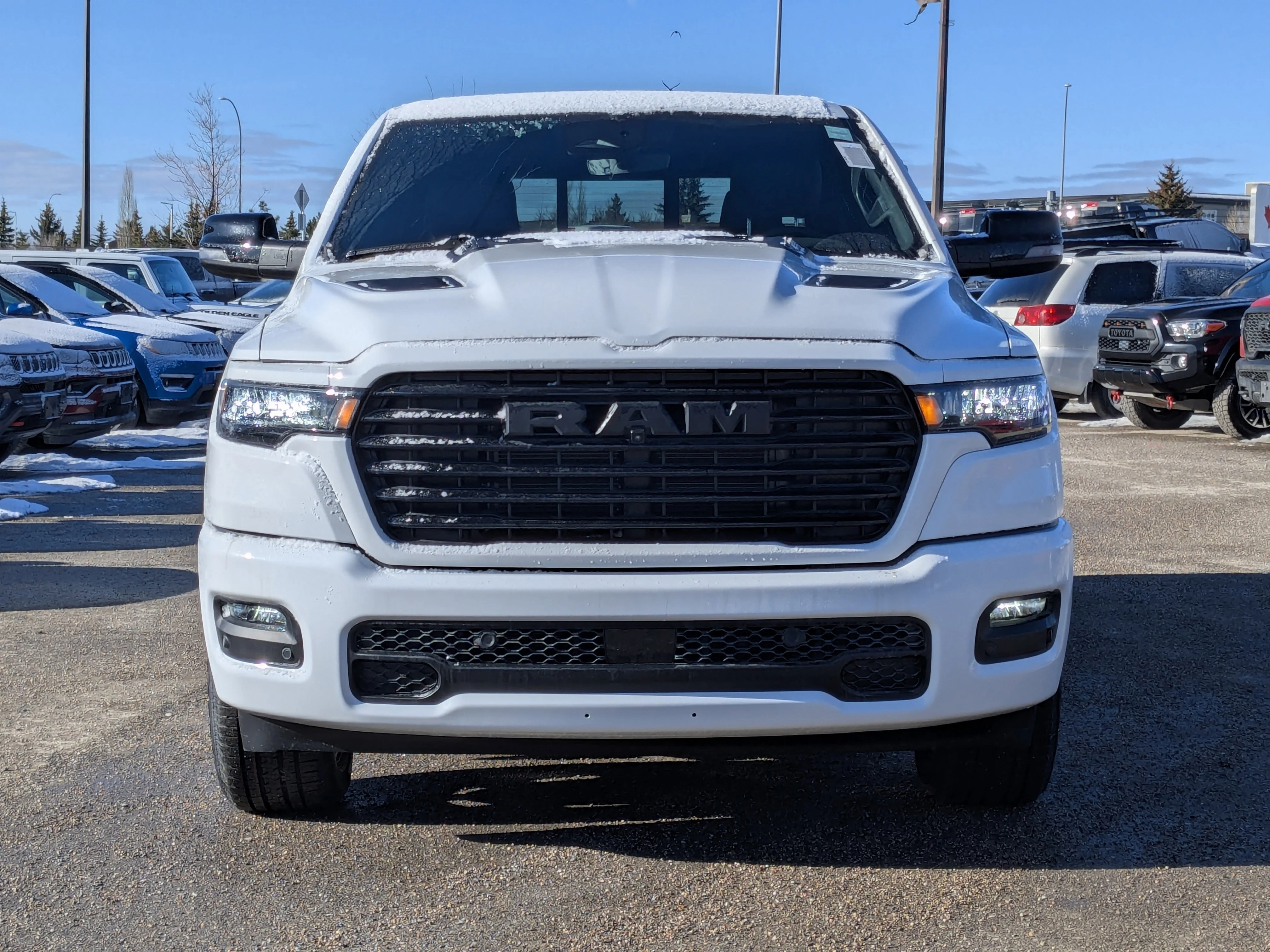 New 2026 White RAM Sport - - Level 1 Equip Grp - Bed Utility Group - Dual?Pane Panoramic Sunroof - 3.0L Hurricane Twin image 3