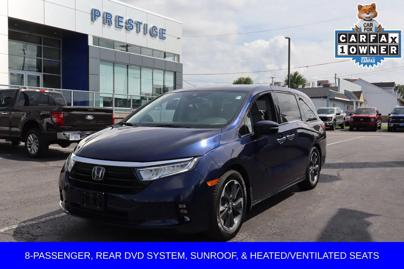 Used 2021 Obsidian Blue Pearl Honda Elite image 1