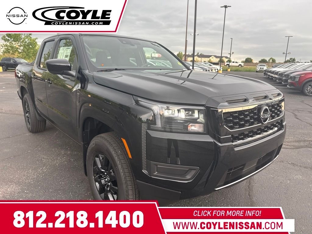New 2026 Super Black Nissan Crew Cab SV image 1