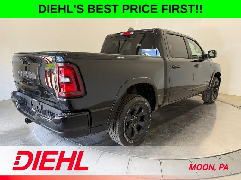 New 2026 Diamond Black Crystal Pearl-Coat Exterior Paint RAM Big Horn/Lone Star image 7