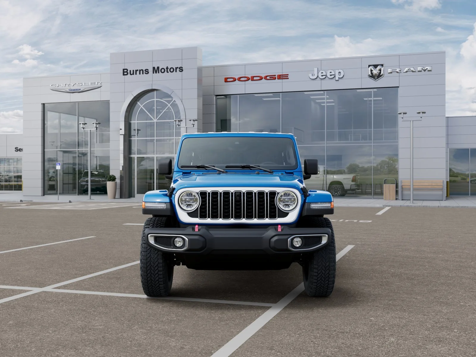 New 2026 Hydro Blue Pearl-Coat Exterior Paint Jeep Sahara 4-Door image 32