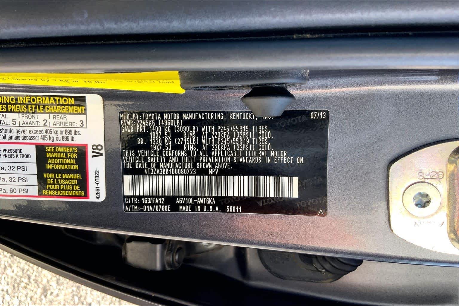 Used 2013 Magnetic Gray Metallic Toyota LE image 36