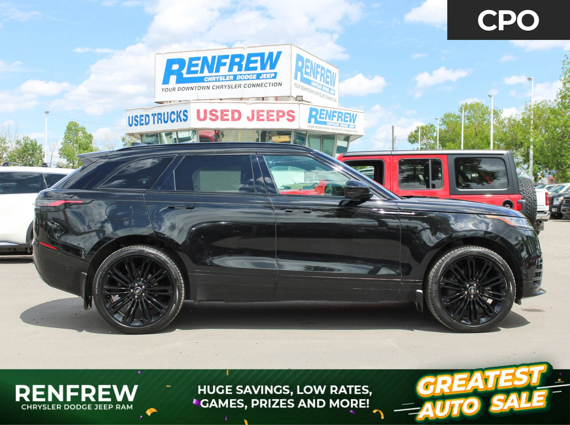 Used 2024 Black Land Rover Velar AWD Dynamic HSE*, Mild-Hybrid, 395 HP, Apple CarPlay, Massage Seats, Meridian Sound System image 1