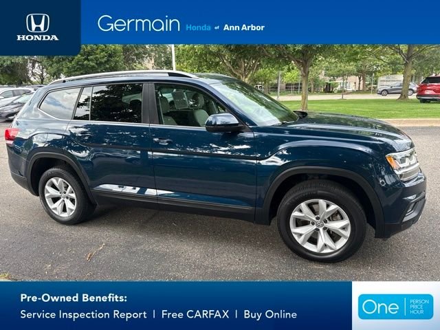 Used 2019 Blue Metallic Volkswagen 3.6L V6 SE image 7