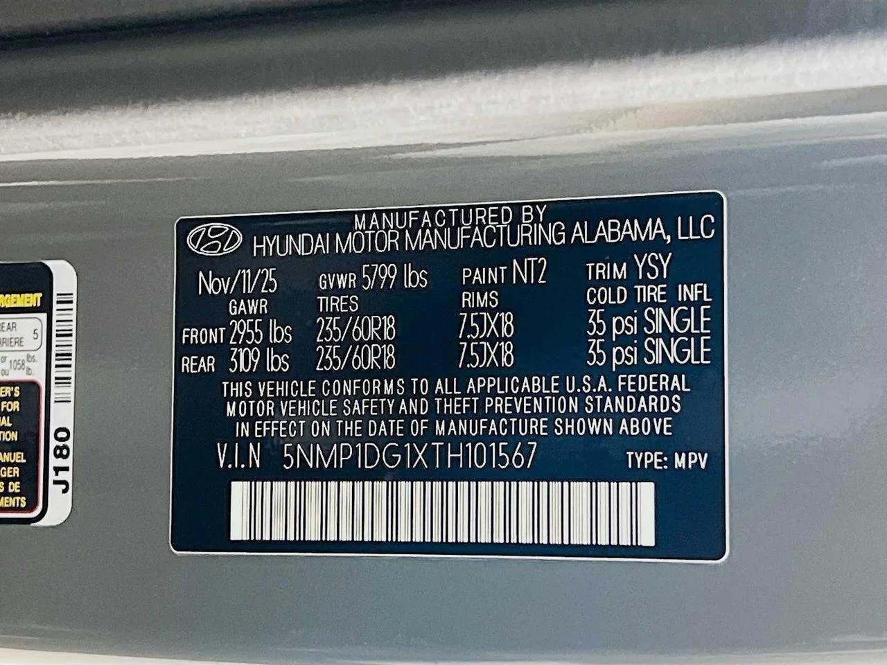 New 2026 Hampton Gray Hyundai SE image 21