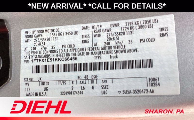 Used 2019 Silver Ford XLT image 9