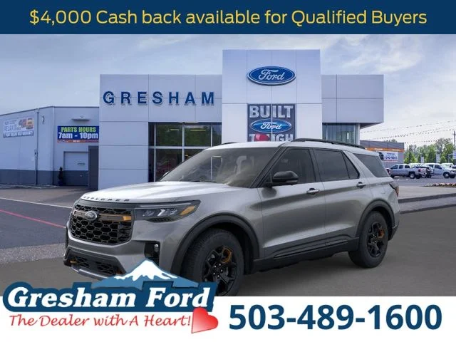 New 2026 Carbonized Gray Metallic Ford Tremor image 1