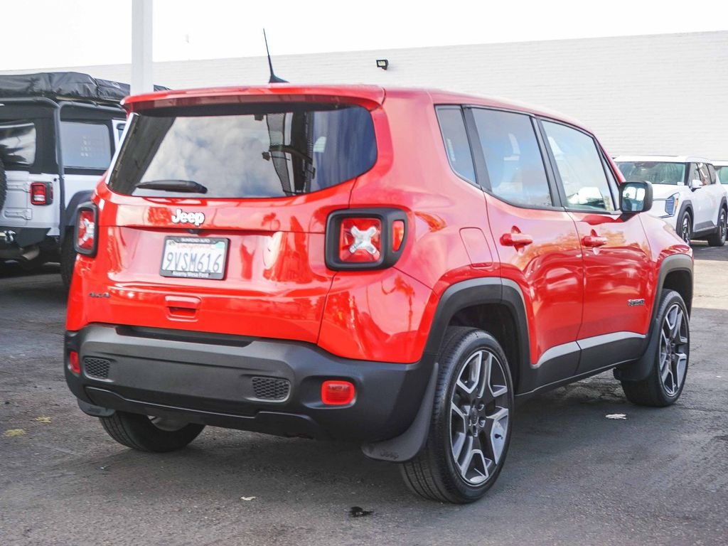 Used 2021 Red Jeep Sport image 7