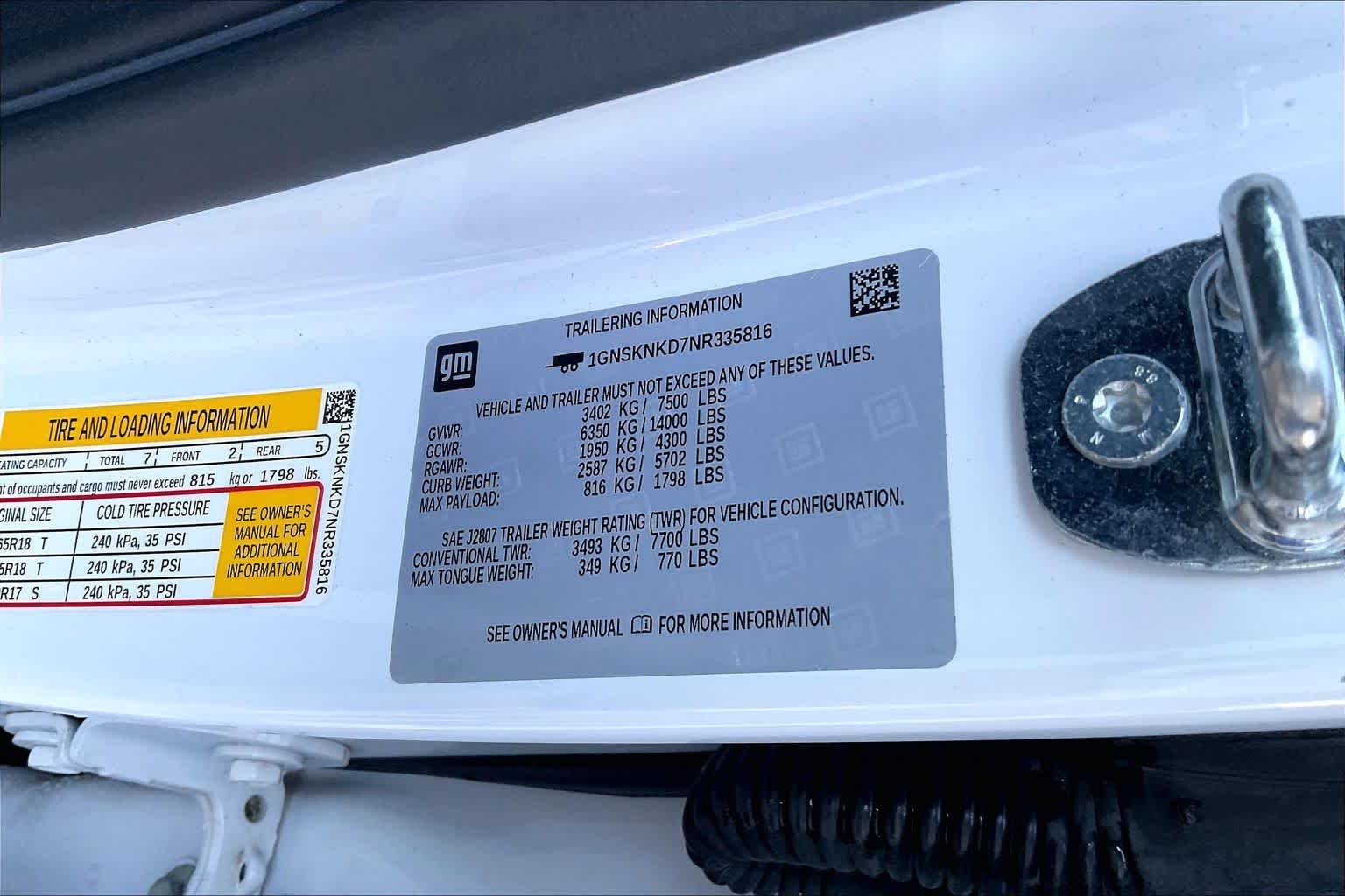 Used 2022 Summit White Chevrolet LT image 30