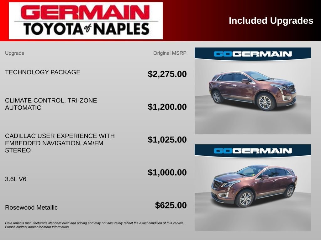 Used 2022 Red Cadillac Premium Luxury image 4