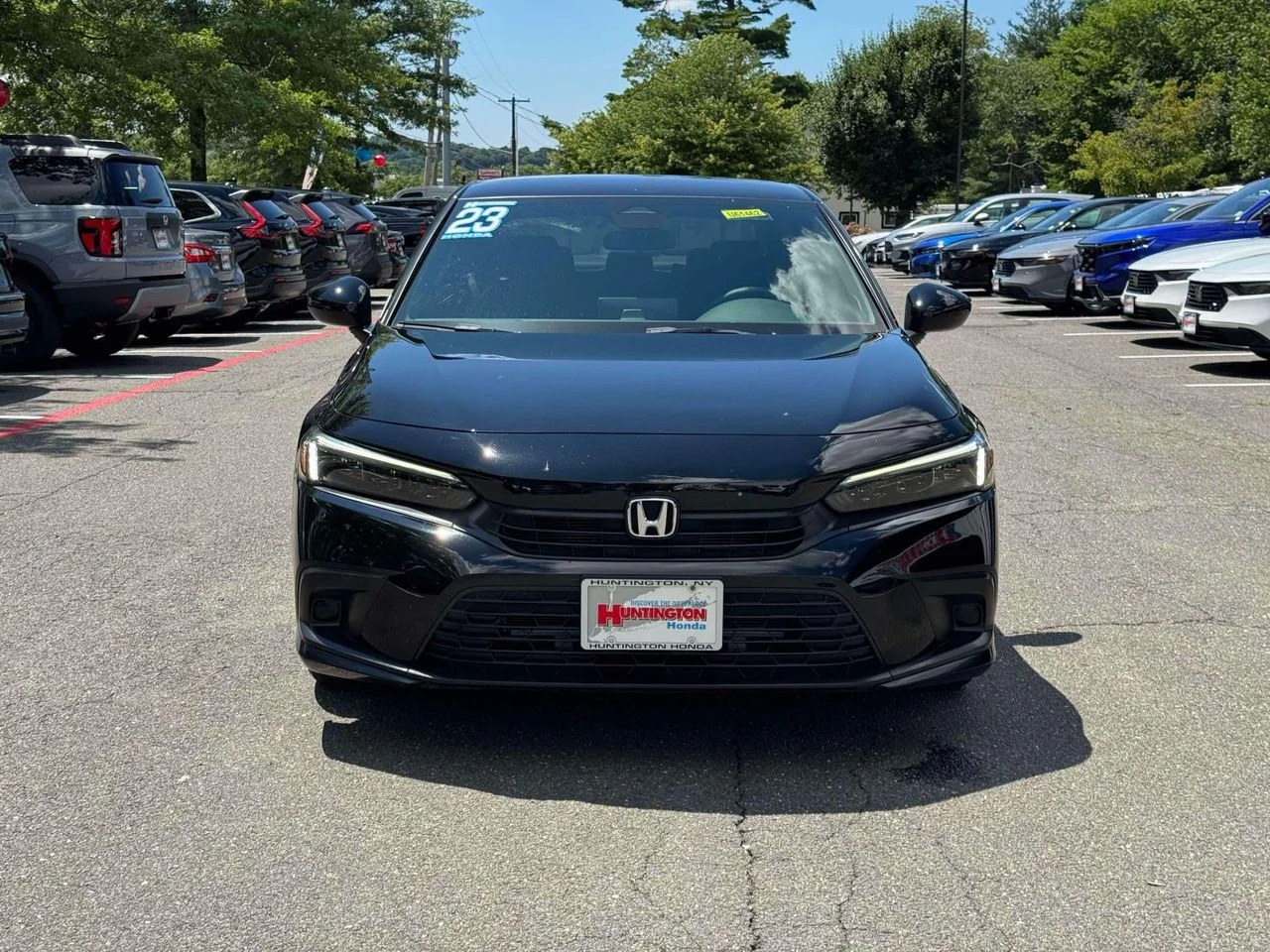 Certified Used 2023 Crystal Black Pearl Honda Sport image 2