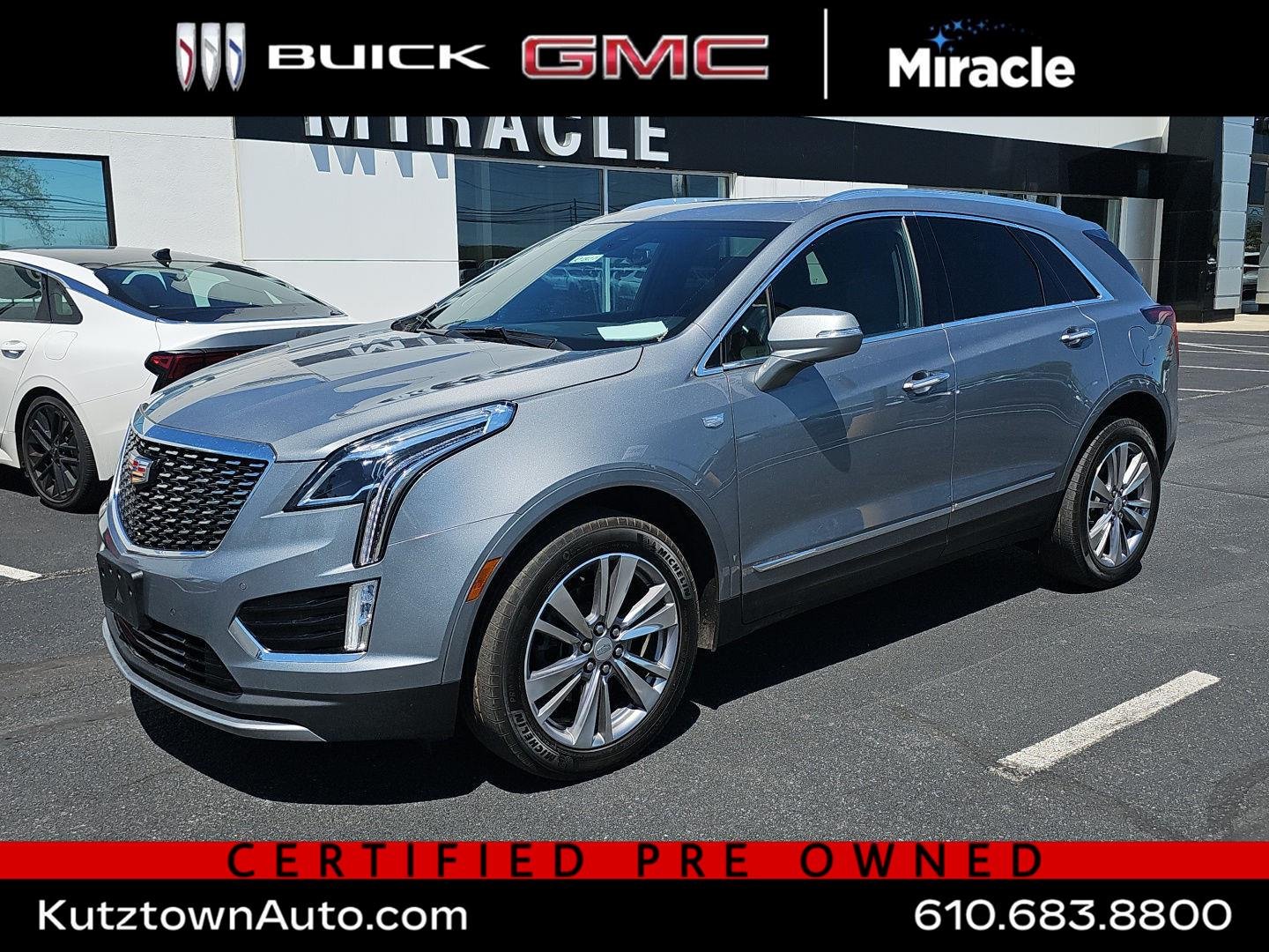 Used 2024 Argent Silver Metallic Cadillac AWD Premium Luxury image 1
