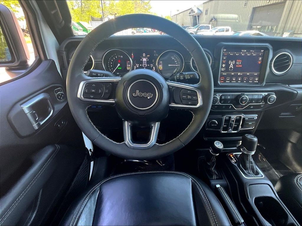 Used 2023 Bright White Clearcoat Jeep Sahara 4xe image 17
