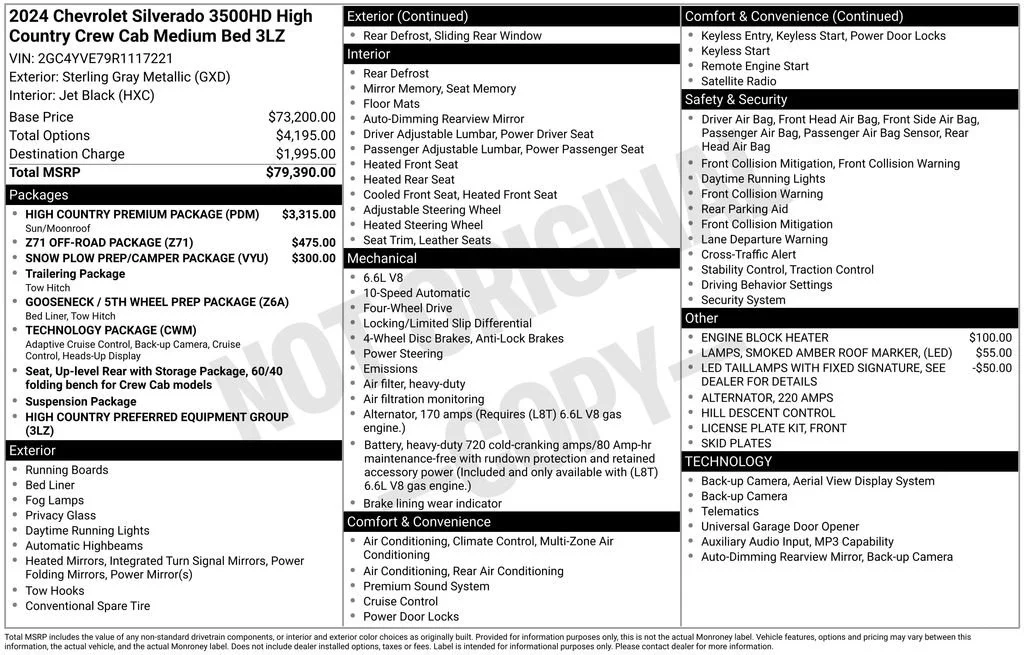 2024 Chevrolet Silverado 3500HD High Country - Photo 37