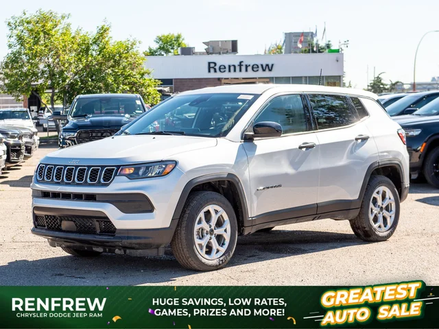 2026 Jeep Compass Sport* 4x4, Turbo, Heated Seats