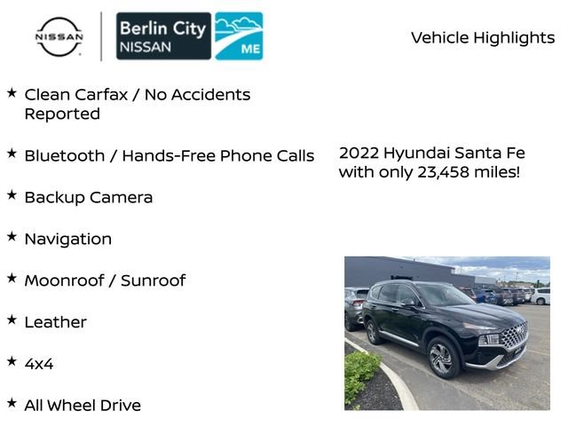 Used 2022 Black Hyundai SEL image 2
