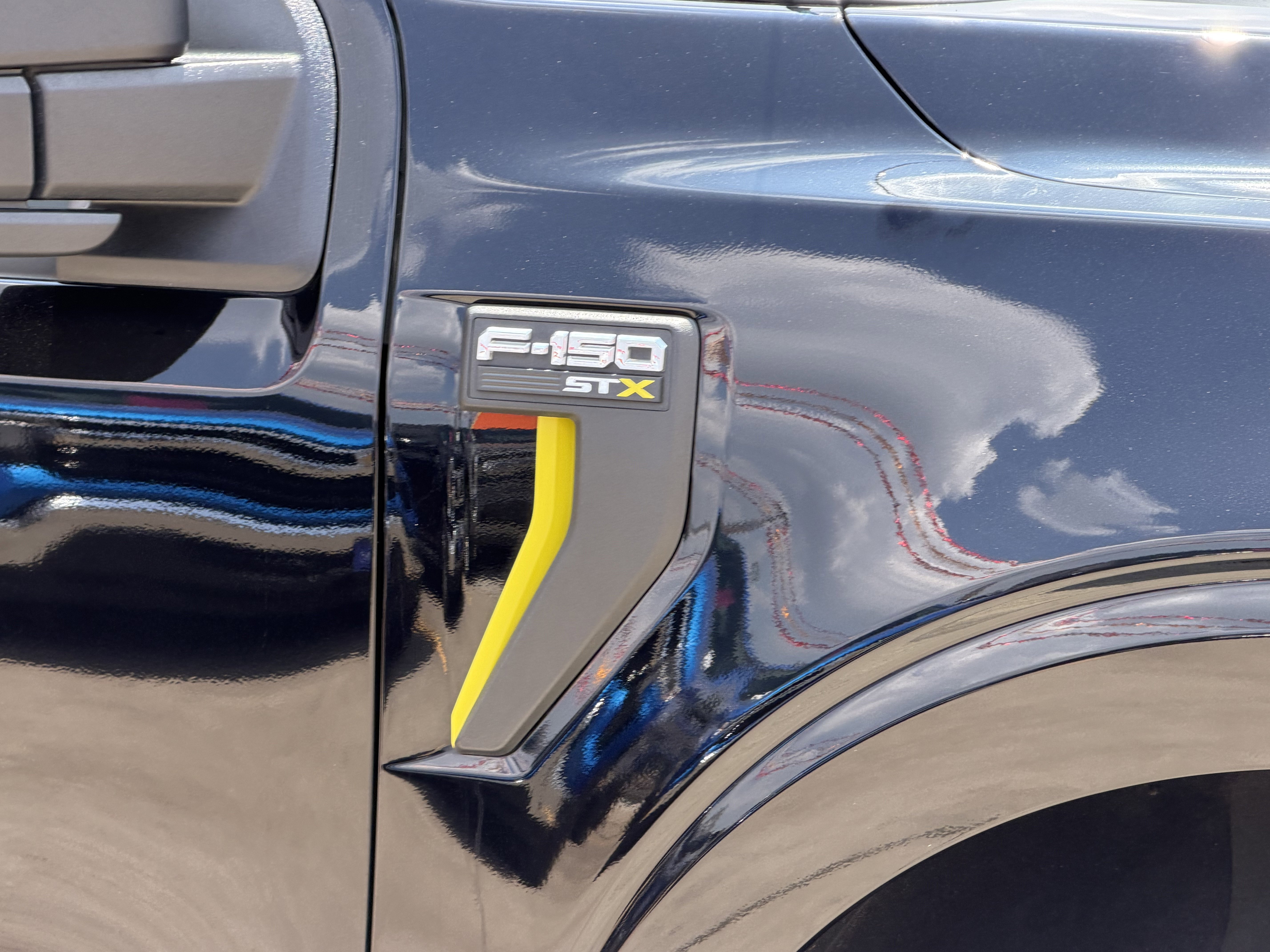 Used 2024 Agate Black Metallic Ford STX image 4