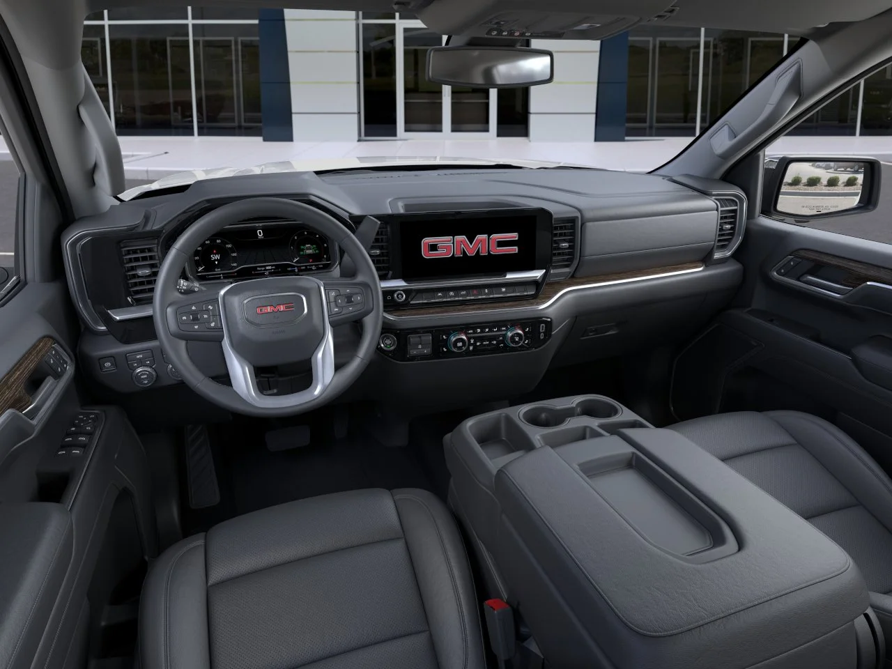 New 2026 Glacier White Tricoat GMC SLT image 35