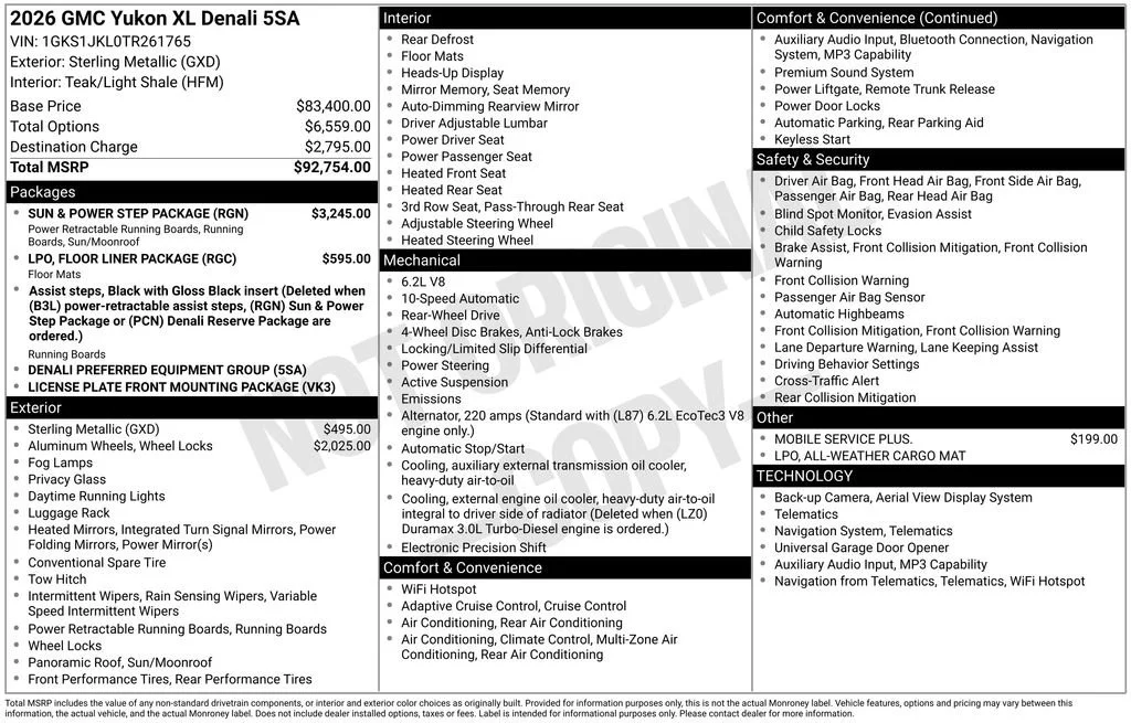 New 2026 Sterling Metallic GMC Denali image 22