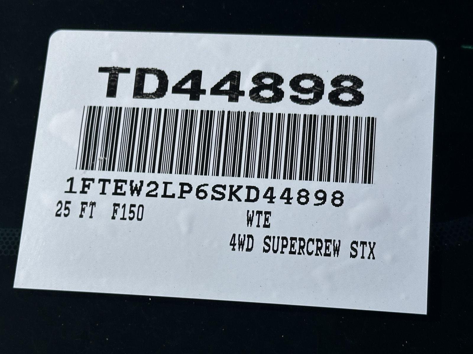 Used 2025 Space White Metallic Ford STX image 15