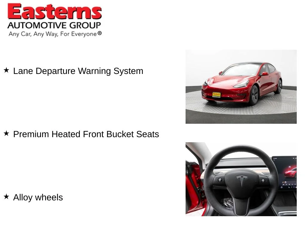 Used 2022 Red Tesla Base image 11