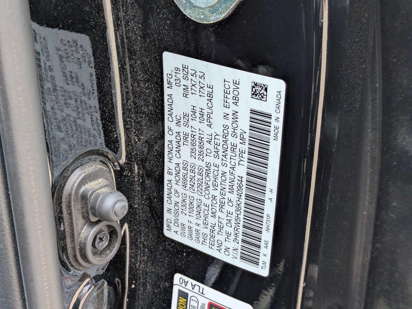 Used 2019 Crystal Black Pearl Honda LX image 10