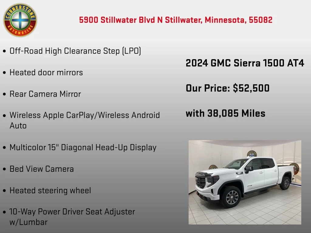 Used 2024 White GMC AT4 image 25