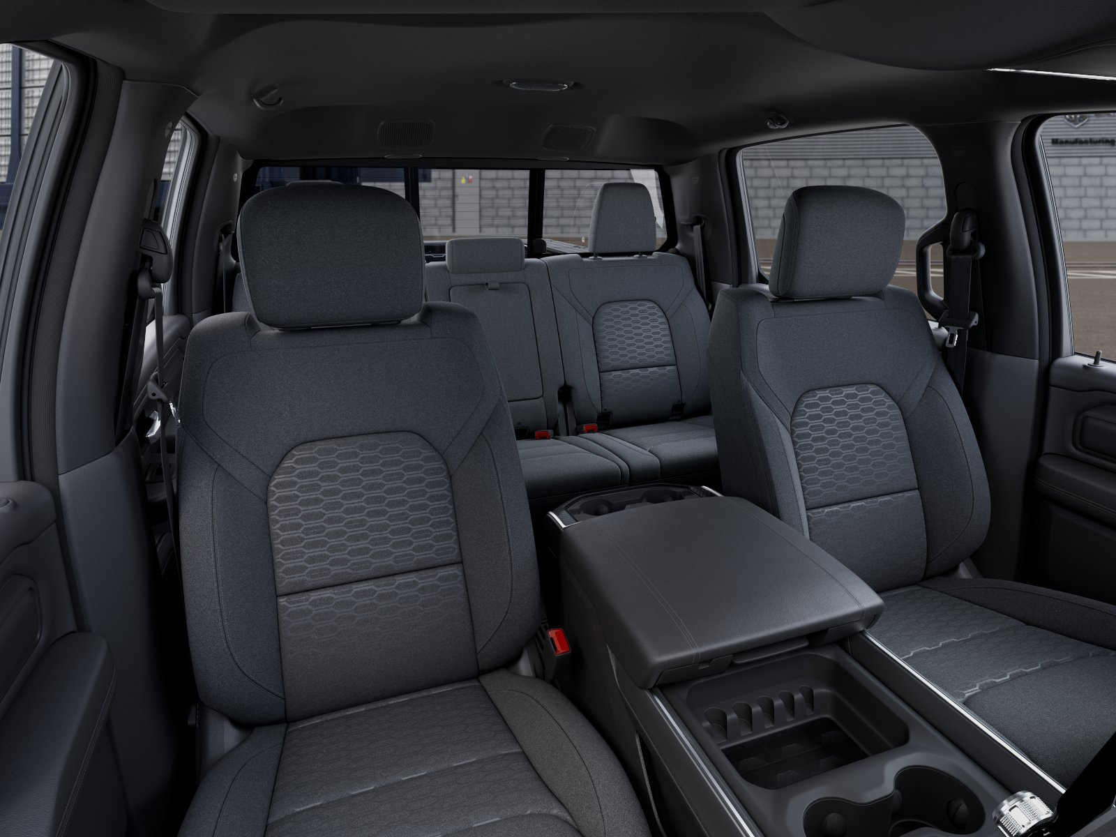 New 2026 Diamond Black Crystal Pearl-Coat Exterior Paint RAM LONE STAR image 9