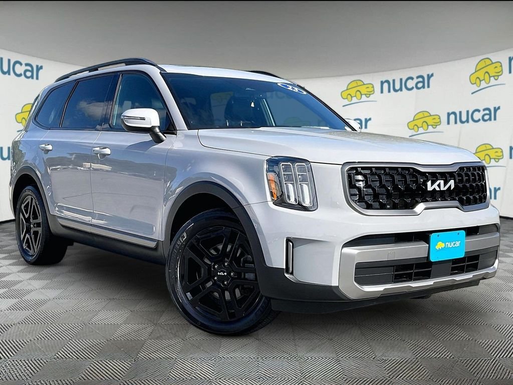 Used 2023 Gray Kia EX X-Line image 1
