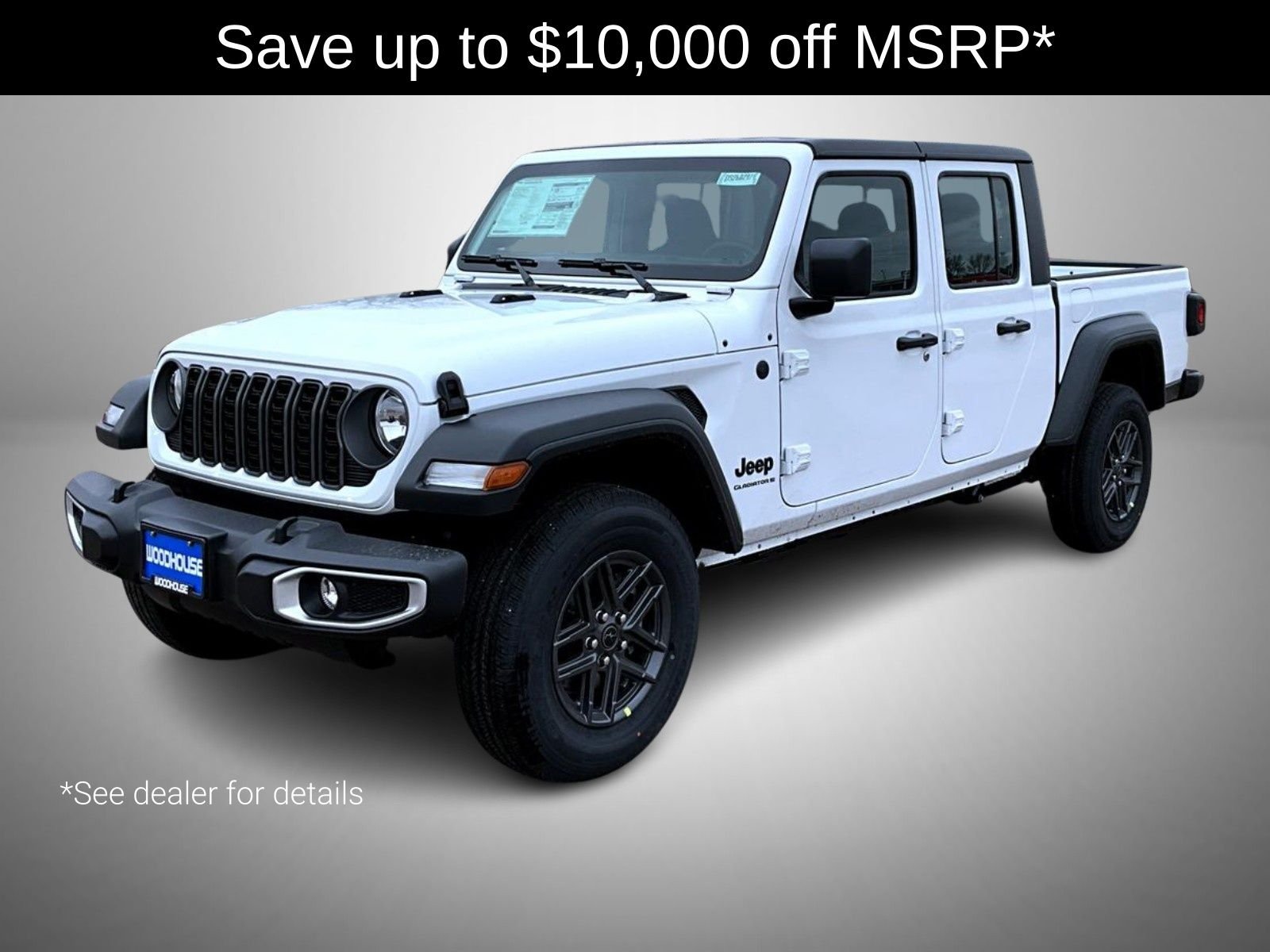 New 2026 Bright White Clear-Coat Exterior Paint Jeep Sport image 1