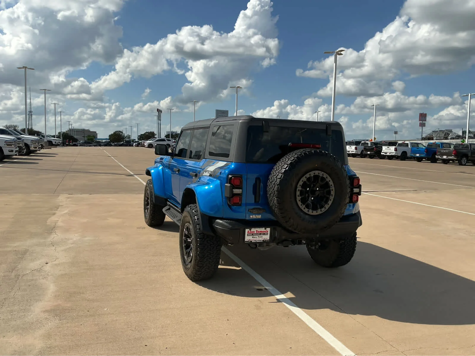 Used 2024 Velocity Blue Metallic Ford Raptor image 8