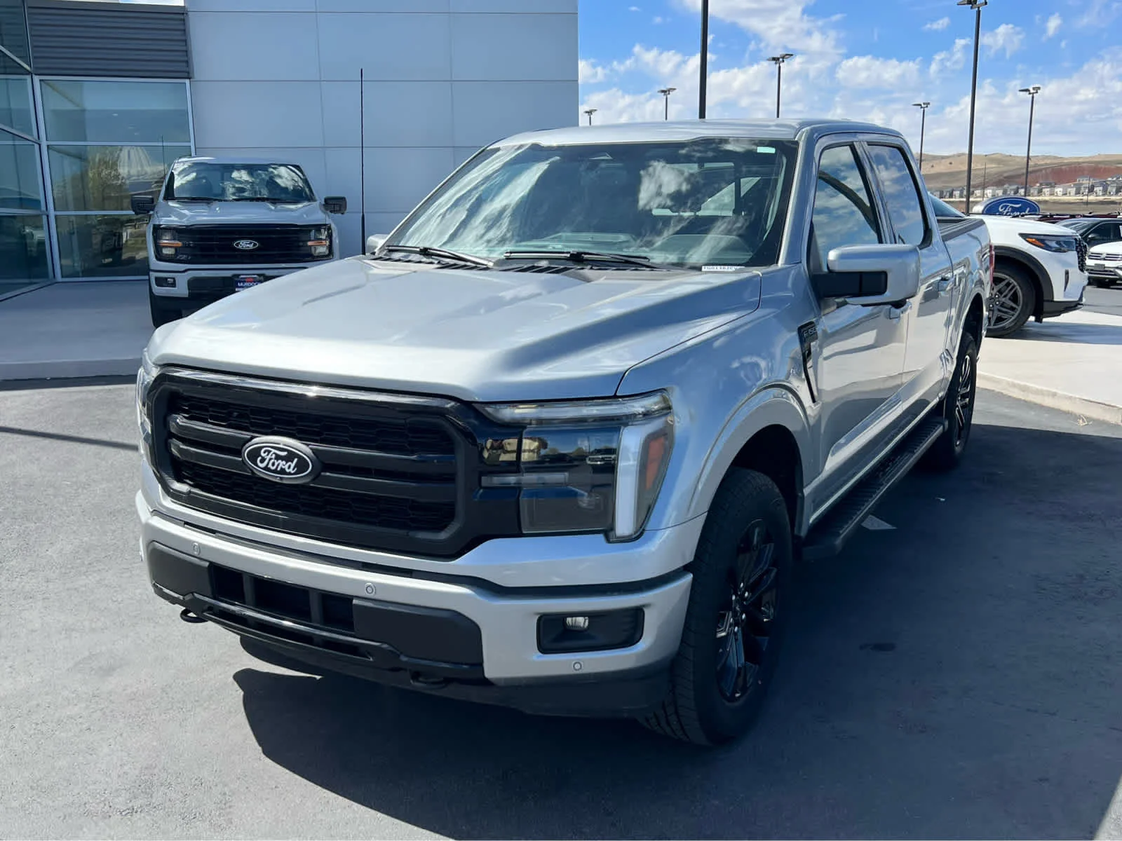 Used 2025 Iconic Silver Metallic Ford LARIAT image 2
