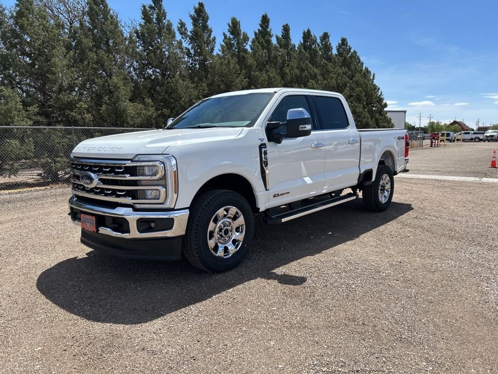 New 2026 Star White Metallic Tri-Coat Ford Lariat image 2