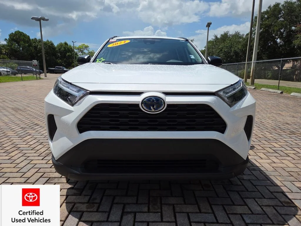 Certified Used 2024 White Toyota LE image 2