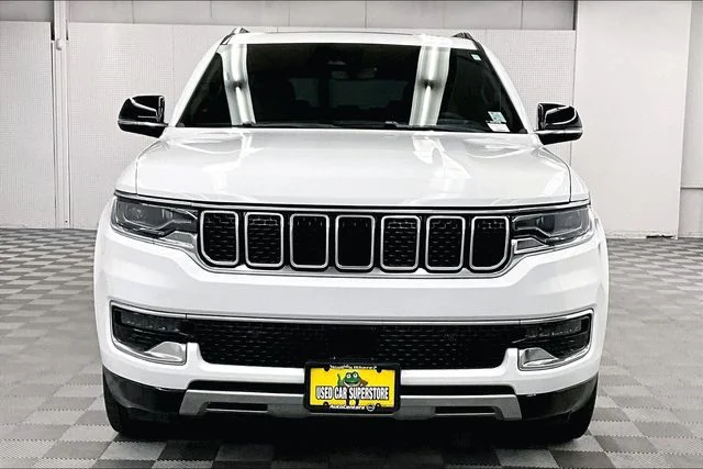 Used 2023 Bright White Clearcoat Jeep Series III image 4