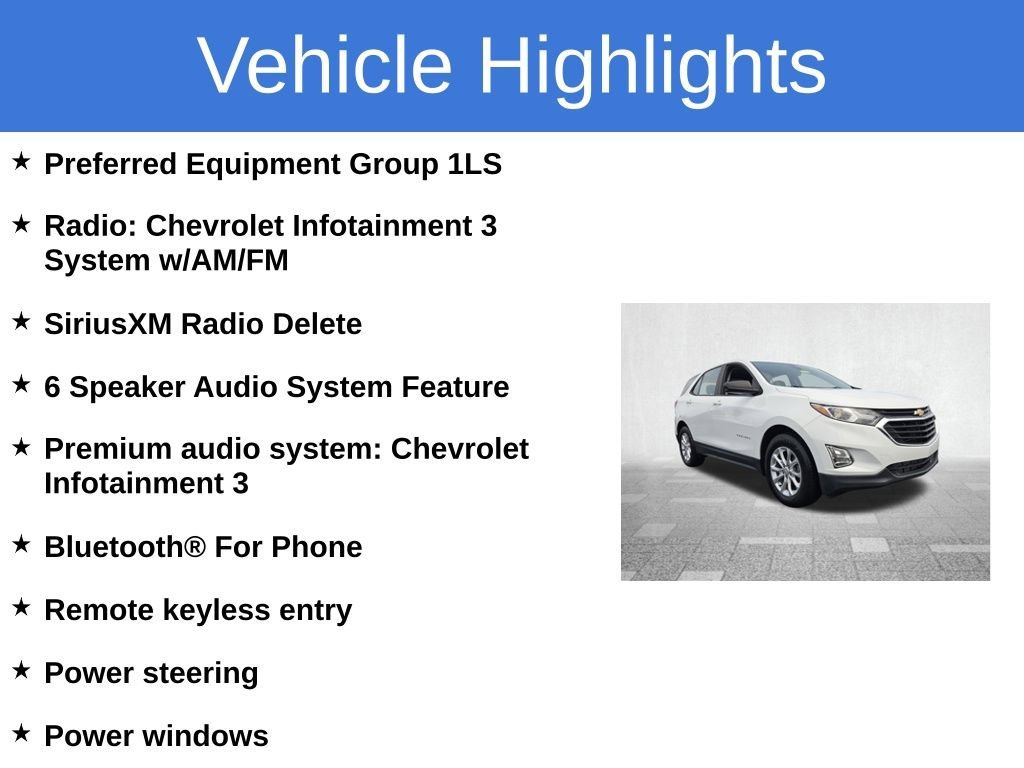 Used 2020 SUMMIT WHITE Chevrolet LS image 4