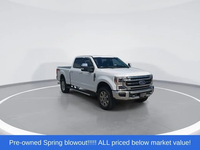 Used 2021 White Ford Lariat image 2