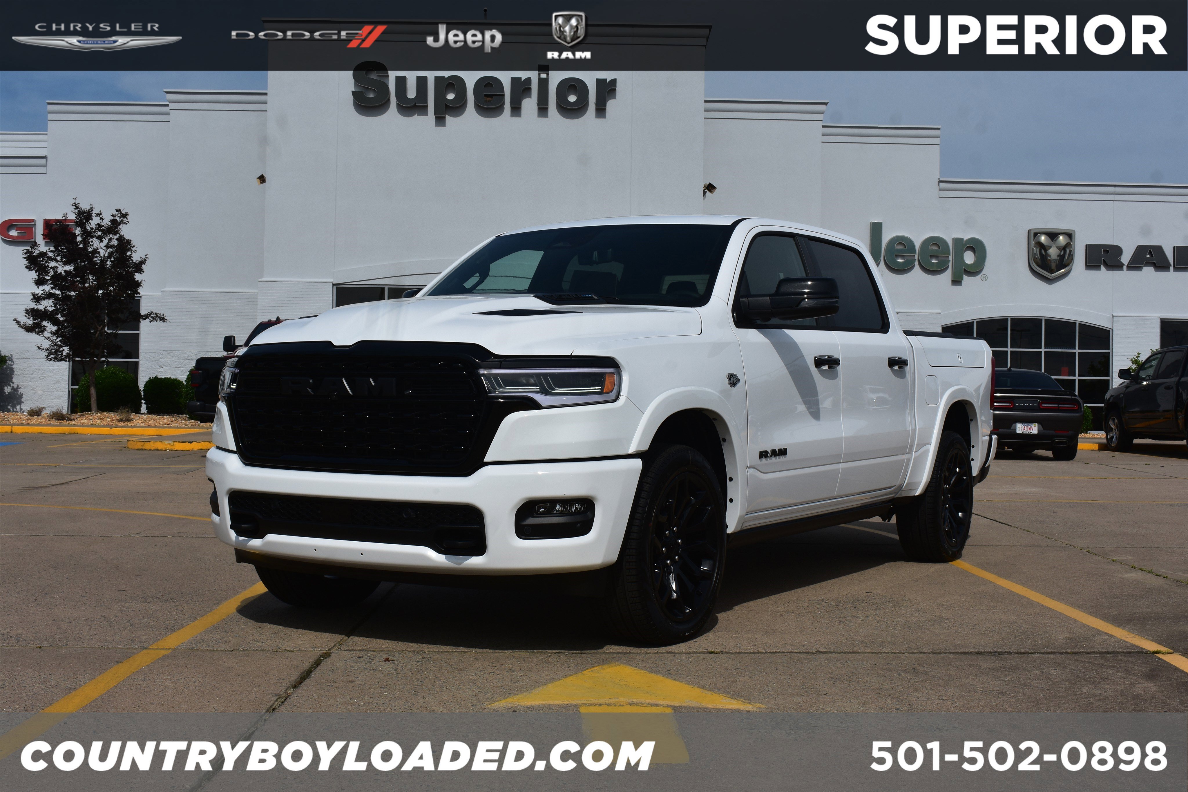 New 2026 Bright White Clear-Coat Exterior Paint RAM Limited image 1