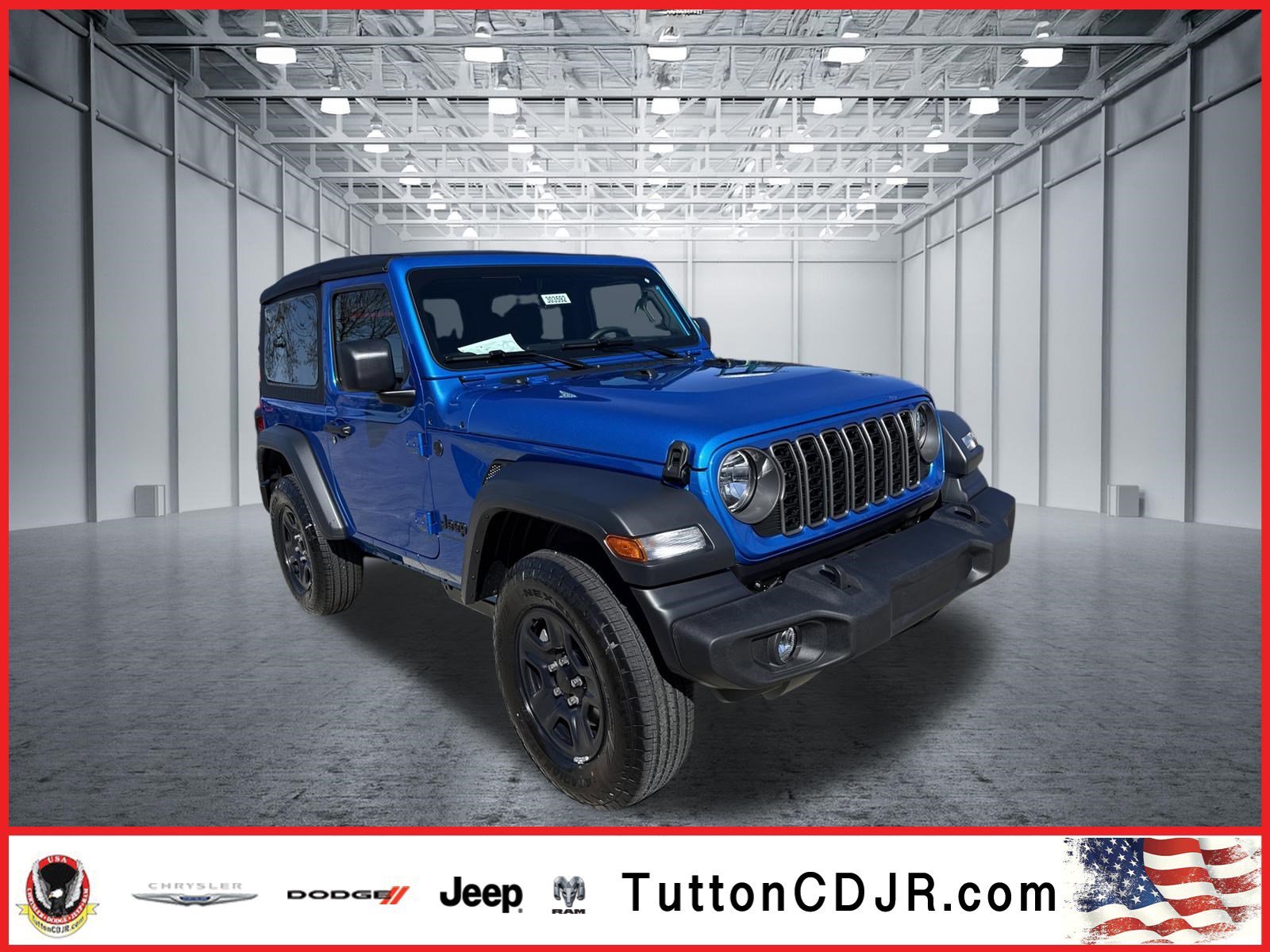 New 2026 Hydro Blue Pearlcoat Jeep Sport image 1