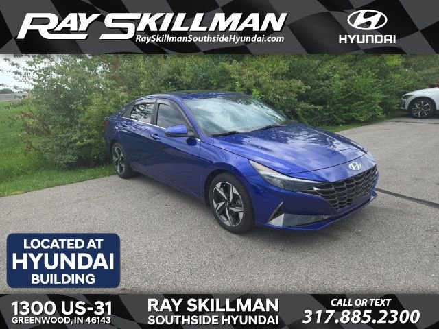 Used 2023 Intense Blue Hyundai Limited image 1